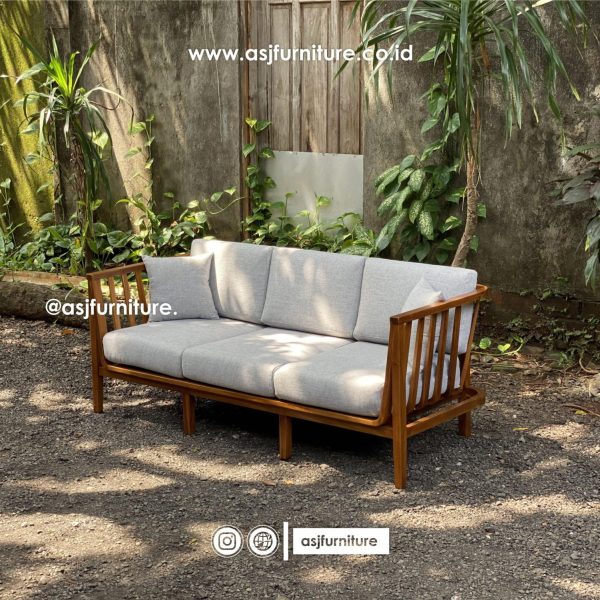 Kursi Sofa Jati 3 Dudukan Klasik Minimalis