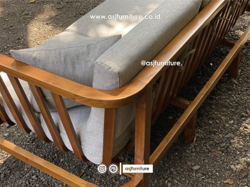 Kursi Sofa Jati 3 Dudukan Klasik Minimalis