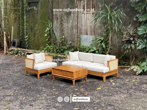 Kursi Sofa Jati Rotan 31 Seater Meja Klasik Minimalis Kursi Sofa Jati Rotan 31 Seater Meja Klasik Minimalis