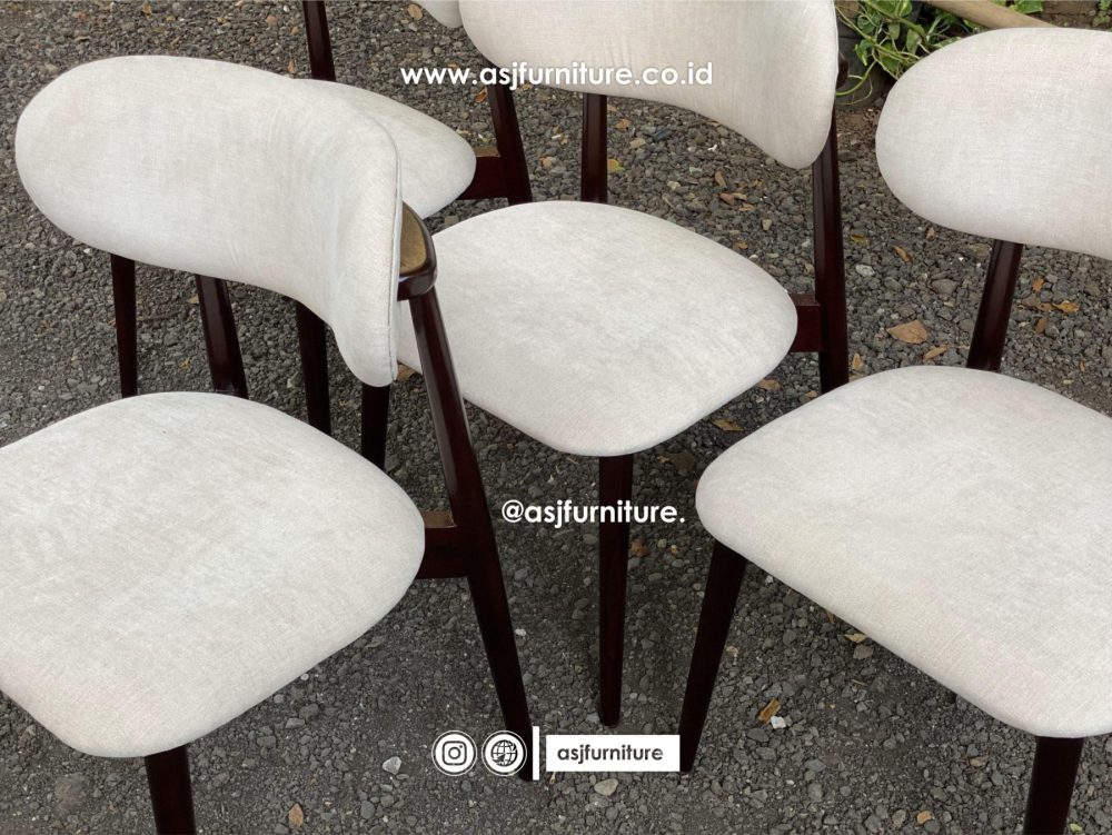 Kursi Makan Sofa Jati Modern Mewah