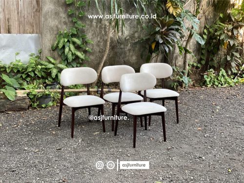 Kursi Makan Sofa Jati Modern Mewah