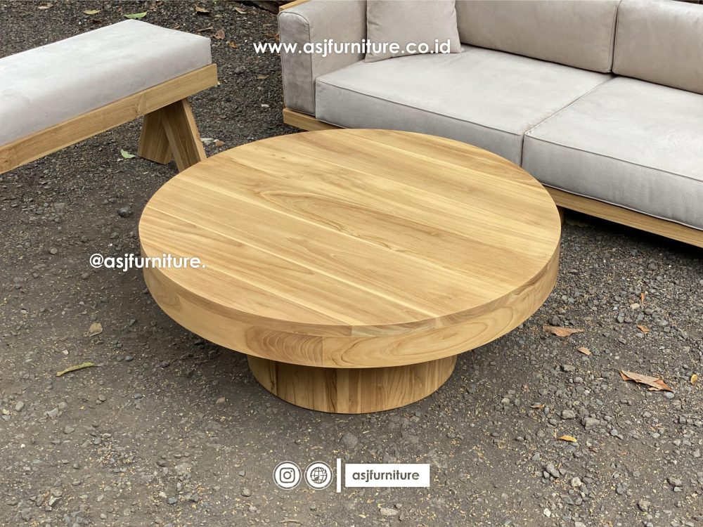 Sofa Tamu Set Japandi Jati Modern Minimalis